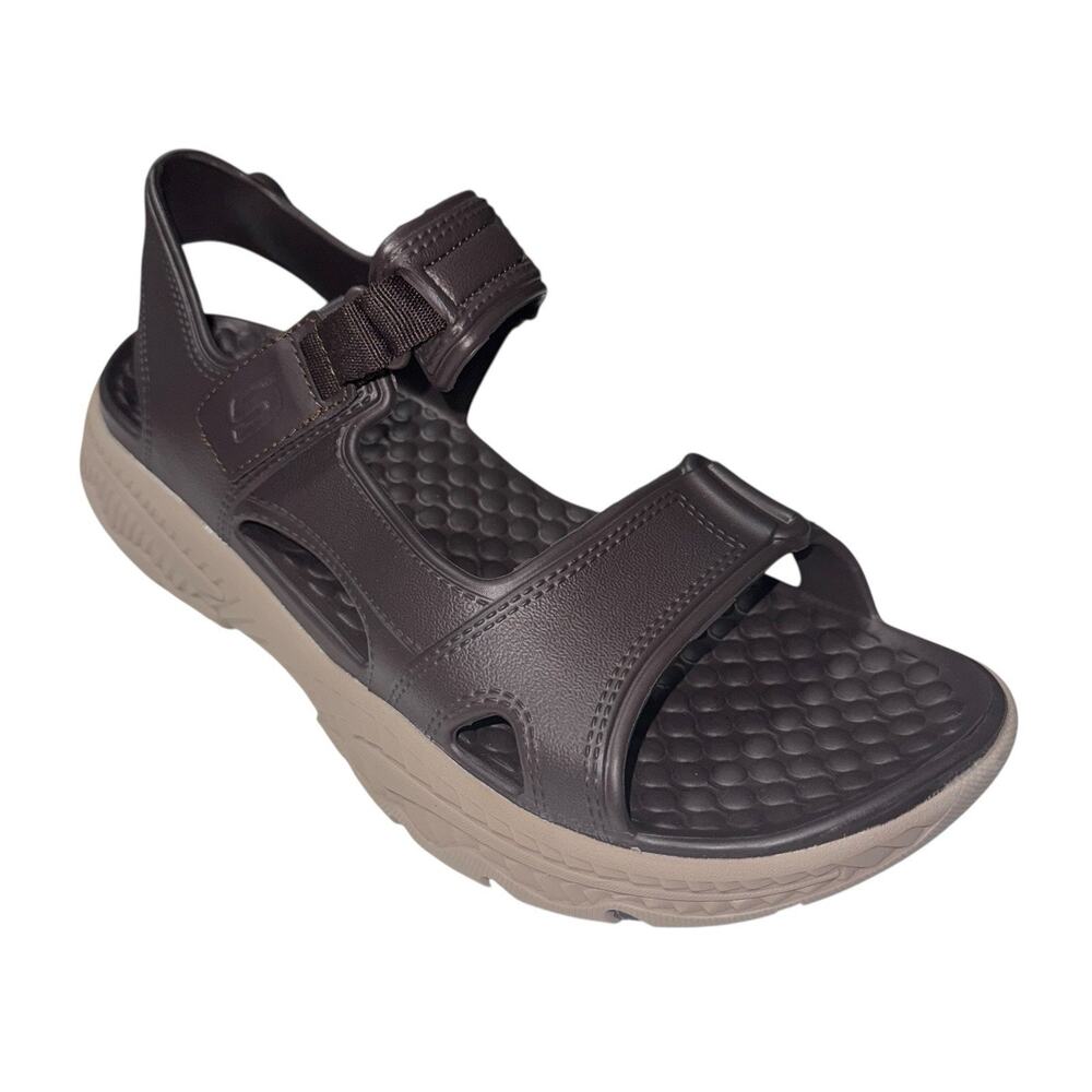 Skechers Men's Foamies Brown Creston Ultra Quarter Strap Sandals SZ/ 12